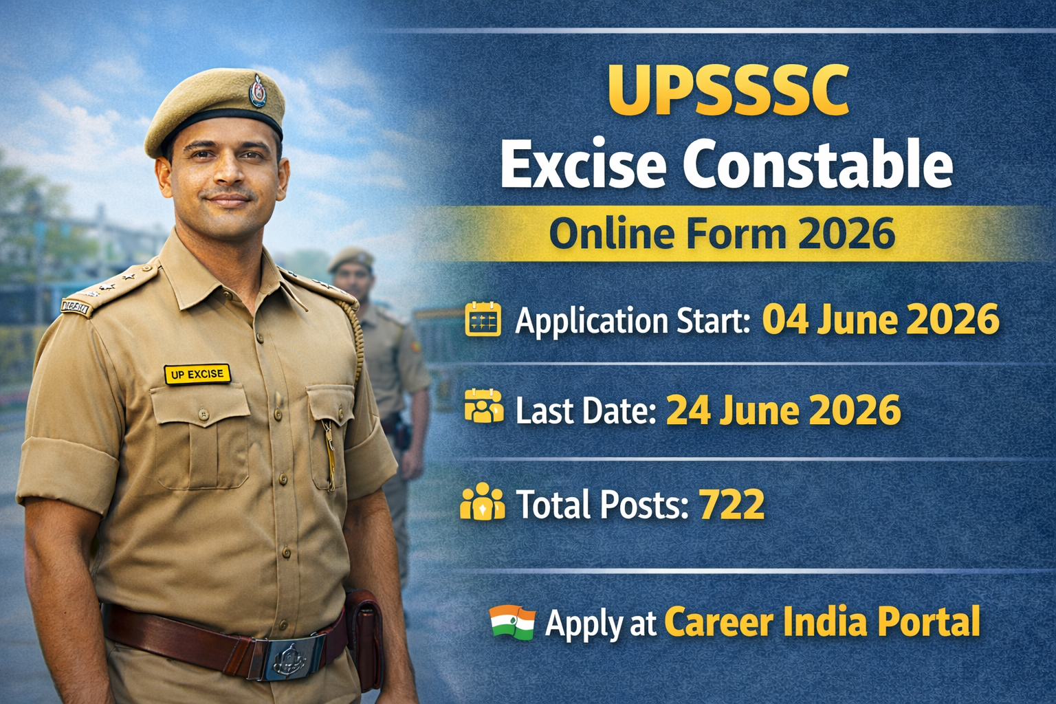 UPSSSC Excise Constable Recruitment 2026 Apply Online Form